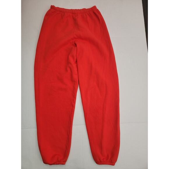 Joah Brown French Oversized Sweatpants Jogger S/M Red Hot Sauce - Picture 4 of 11
